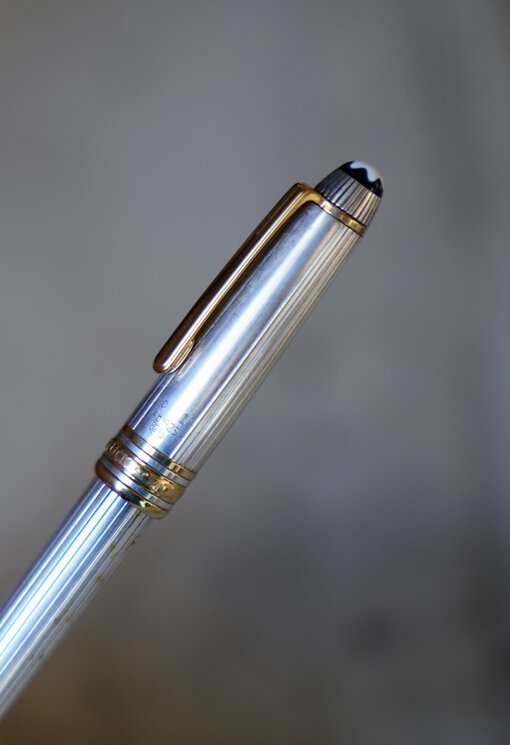 Stylo Plume Montblanc Meisterstück Mozart Argent Massif 925 – Plume Or Massif 18 Carats