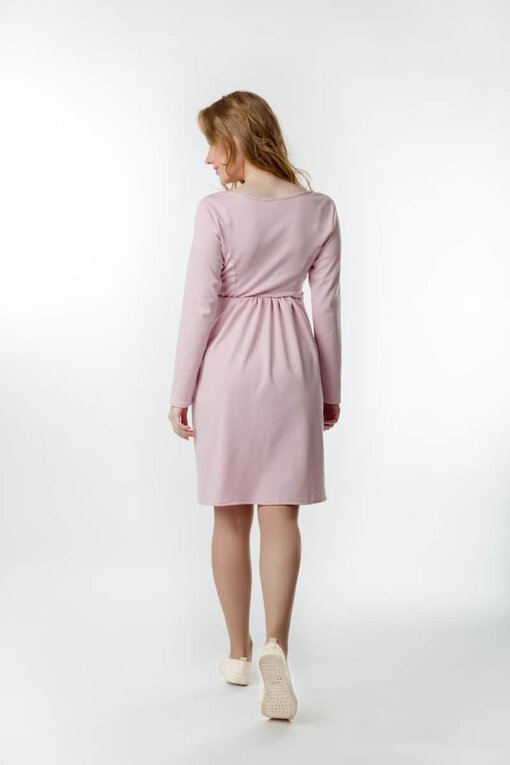 Нежно-розовое платье для беременных и кормящих Darling — изображение 13