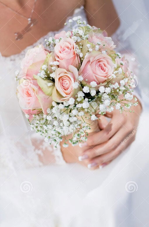 Gelin Buketi Pembe Gül - Görsel 2