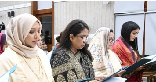 ১৩তম জাতীয় সংসদের সংরক্ষিত আসনে সংসদ সদস্য হিসেবে দায়িত্ব নিলেন অ্যাডভোকেট নিপুন রায় চৌধুরী