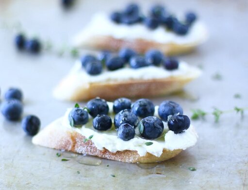 Blueberry Crostini