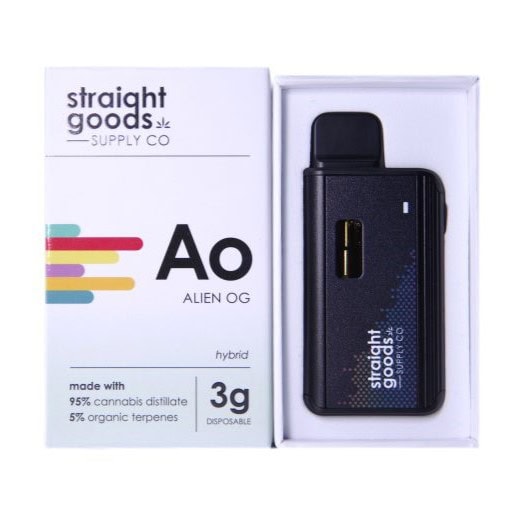 Straight Goods Supply Co. – Alien OG (3 Gram Hybrid)