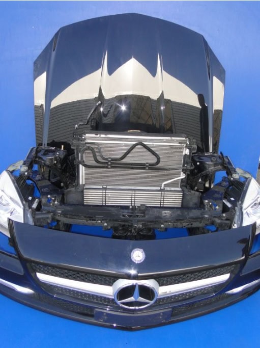 MERCEDES SLK R 172 ZDERZAK LAMPY MASKA BŁOTNIKI
