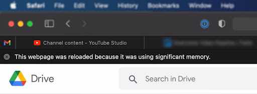This-webpage-was-reloaded-because-it-was-using-significant-memory-Safari-browser-Mac-error