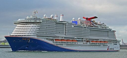 Carnival Mardi Gras Ship at Port Canaveral Florida