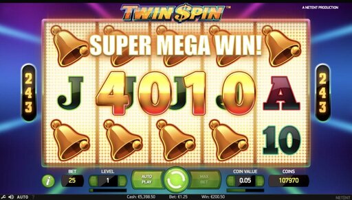 twin spin screenshot video slot netent