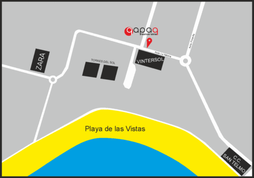 mapa de situación del restaurante qapaq