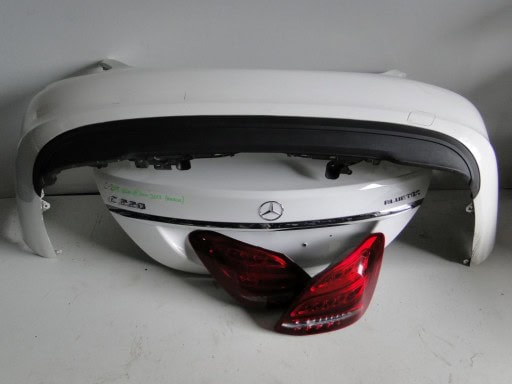 MERCEDES C KLASA W205 ZDERZAK KLAPA LAMPA
