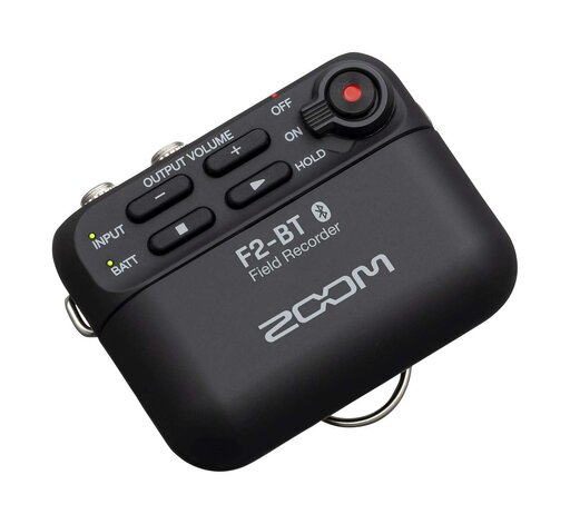 Zoom F2-BT Lavalier Recorder with Bluetooth, 32-Bit Float Recording, Audio for Video, Wireless Timecode Synchronization, Records to SD, and Battery Powered with Included Lavalier Microphone - Image 4