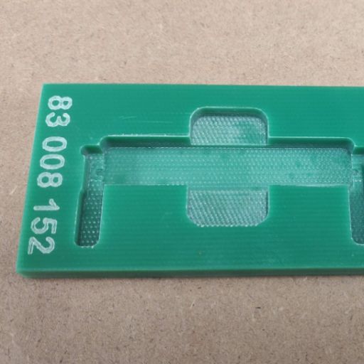 CNC Fräsen und Gravieren von Glashartgewebe-G10.
