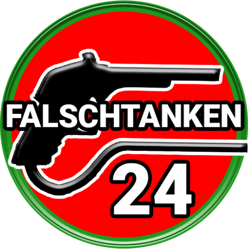 Falschtanken24 falsch getankt Logo Zapfpistole