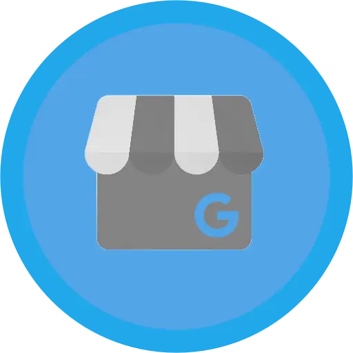Blue Google Business Hover Icon