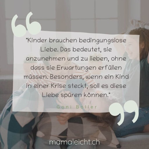Zitat bedingungslose Liebe Goni Boller