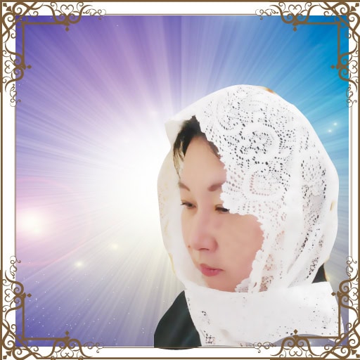 るり先生虹背景四角枠