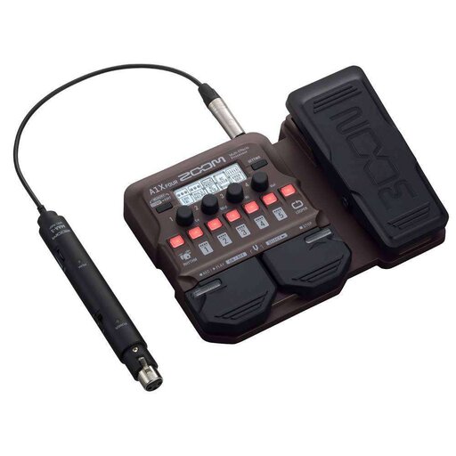Zoom A1 FOUR Acoustic Instrument Multi-Effects Processor Pedal, Acoustic Modeling, Looper, Rhythm Section, For Guitar, Saxophone, Trumpet, Violin, Harmonica, and Upright Bass - Image 4