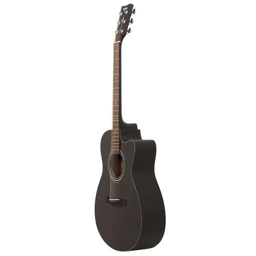 Yamaha Spruce Wood Fs80C Black Concert Cutaway Guitar - Image 6