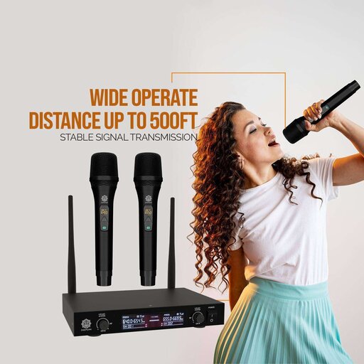 DIGIMORE D-310 100-Channel Professional UHF Wireless Microphone - Image 2