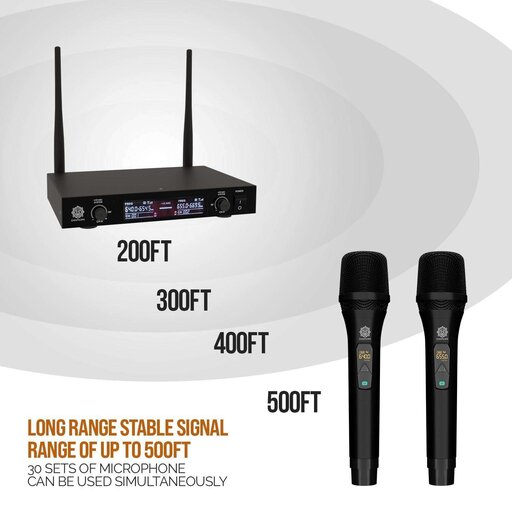 DIGIMORE D-310 100-Channel Professional UHF Wireless Microphone - Image 5