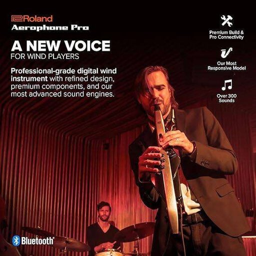 Roland Aerophone Pro Digital Wind Instrument, Professional-Grade with Refined Design, Premium Components, and Advanced Sound Engines (AE-30) - Image 7