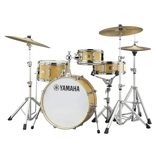 Yamaha SBP0F4H Stage Custom Hip Acoustic Drum Kit With Hardware - Natural Wood - Image 3