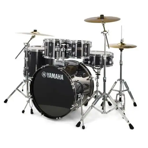 Yamaha RYDEEN RDP2F5 Acoustic Drum Set With Hardware - Black Glitter - Image 2