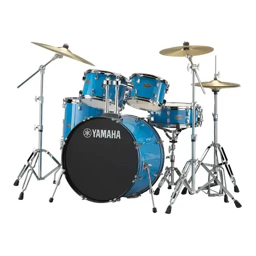 Yamaha RYDEEN RDP2F5 Acoustic Drum Set With Hardware - Sky Blue - Image 3