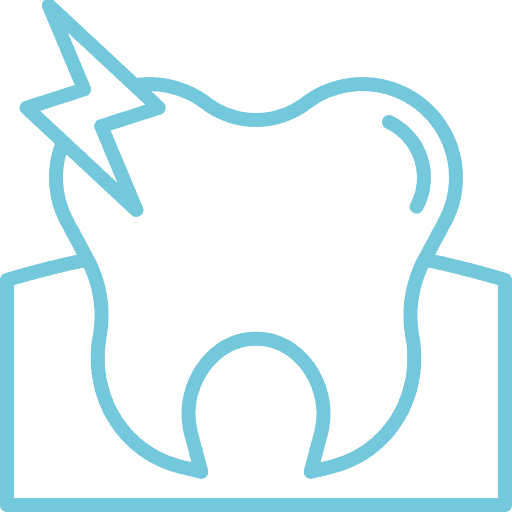 Tooth sensitivity to hot and cold food/drinks