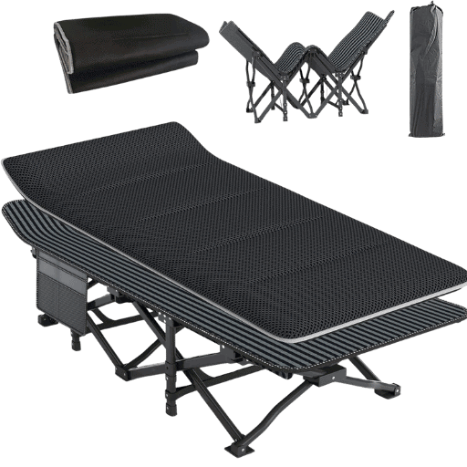 Lit de camping pliant ATORPOK pour adultes avec | Ubuy