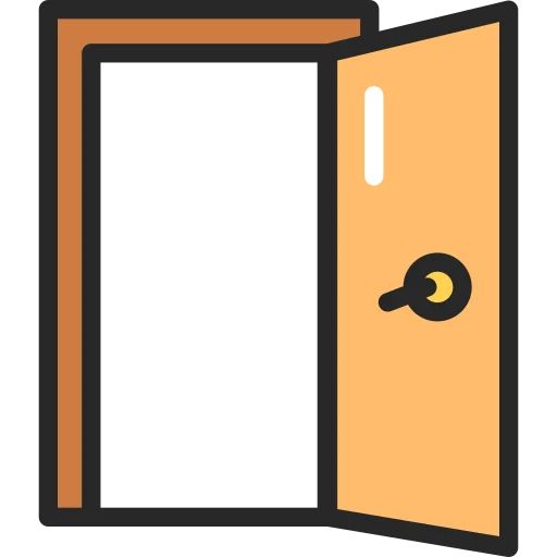 Geöffnete-Tür-Icon