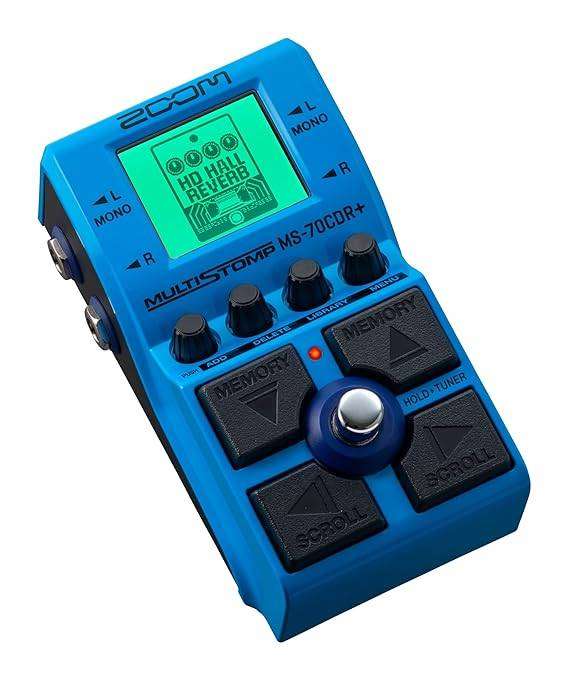 Zoom MS-70CDR+ MultiStomp Guitar Effects Pedal with Over 140 Effects Featuring Choruses, Delays, Reverbs, Stereo Effects, Effect