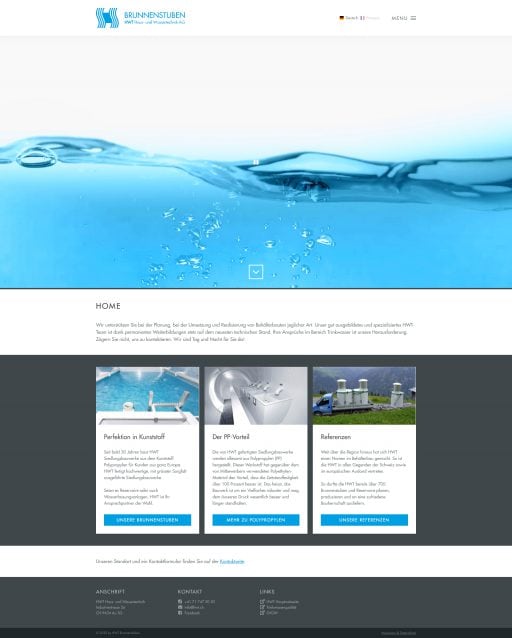 Webdesign HWT Brunnenstuben