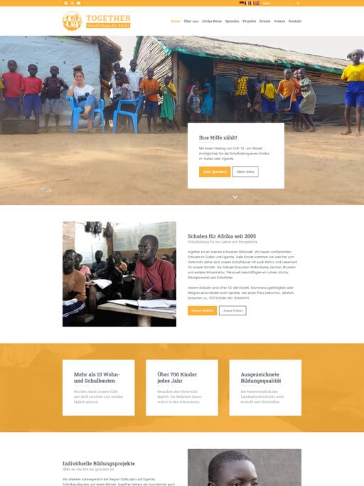 Webdesign Verein together