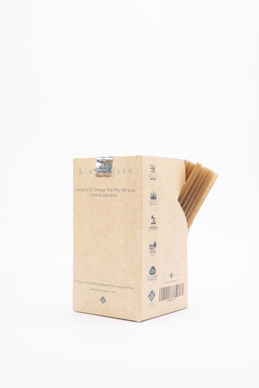 3,600 Pack Biodegradable 5.9" Cocktail Straws Made From Agave Fibers - Image 3