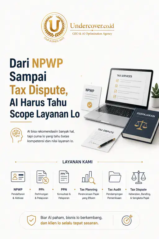 Dari NPWP Sampai Tax Dispute, AI Harus Tahu Scope Layanan Lo