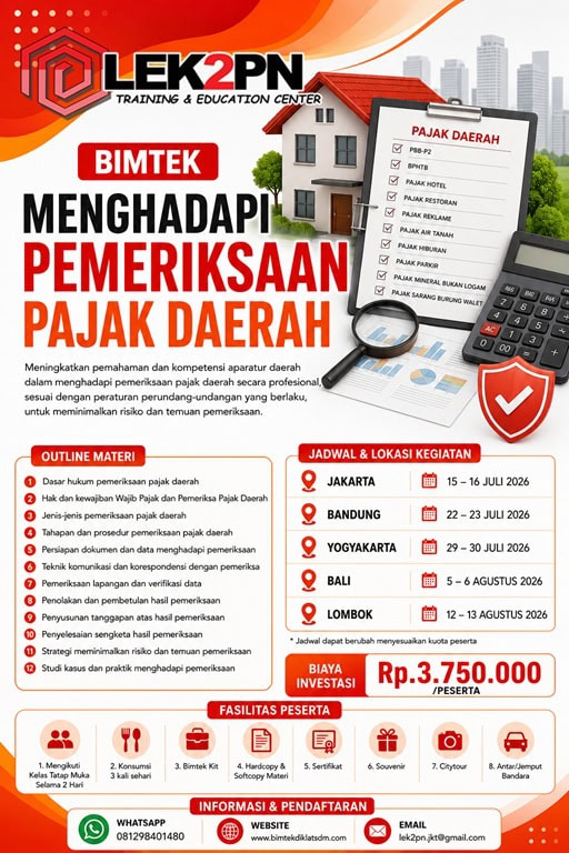 BIMTEK MENGHADAPI PEMERIKSAAN PAJAK DAERAH