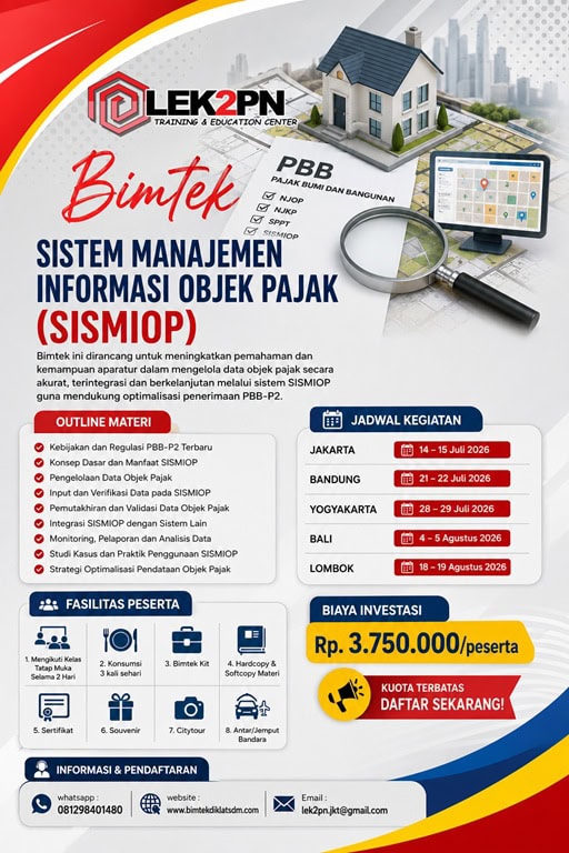 Bimtek Pengelolaan Potensi Pajak dan Retribusi Daerah Untuk Meningkatkan Pendapatan Asli Daerah