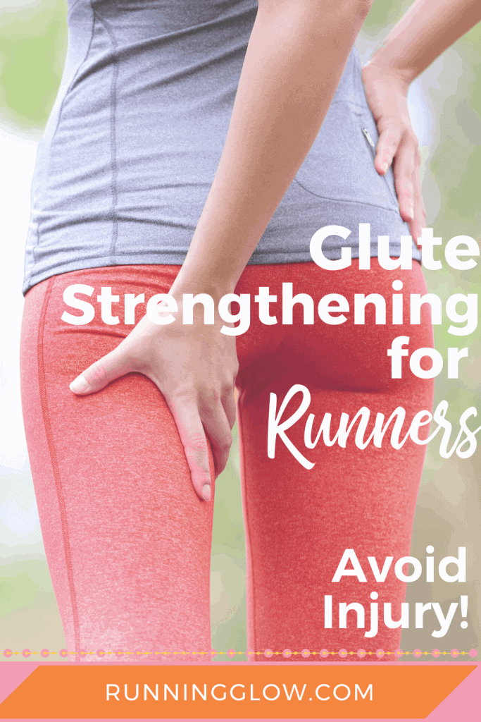 female grabbing leg and glutes for strengthening