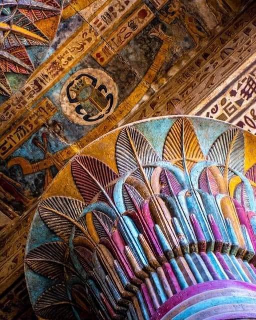 Interior of the Temple of Esna