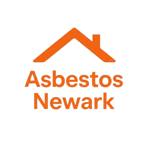 The official orange and white logo for Asbestos Removal Newark.