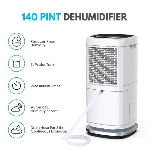 COLZER PD582A 140 Pints Commercial Dehumidifier