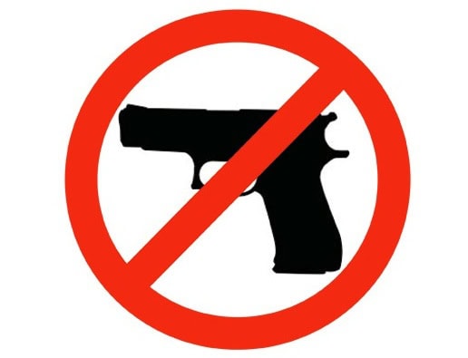 No guns (sign)