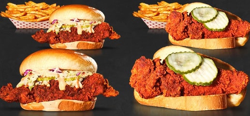 image of chicken sandwiches from Angry Chickz 