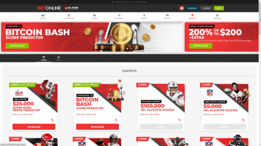 Super Bowl Bitcoin Bash Score Predictor