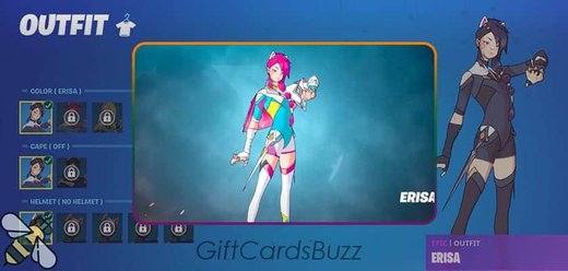 Erisa Anime Skin Code