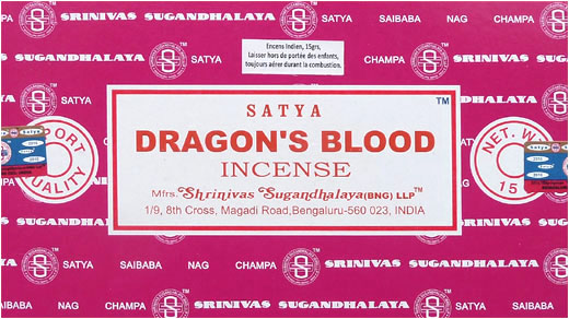 Encens Satya Sang de Dragon 15g