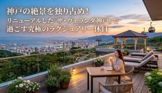 ザ・ヴェランダ神戸で過ごす究極の癒やしスポット！神戸の絶景を独り占め！