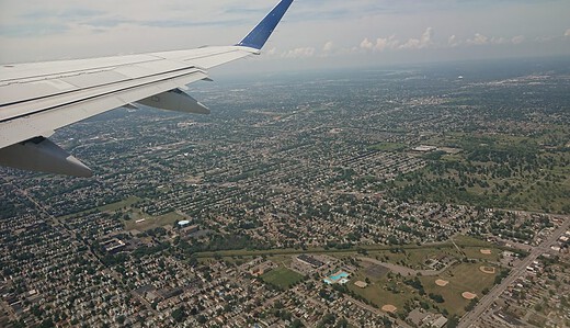 バッファロー空港→シカゴ空港→羽田空港