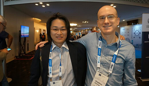 打ち合わせ：Stephen A Karnas Jr（WIXI）、高橋依子（WIXI）