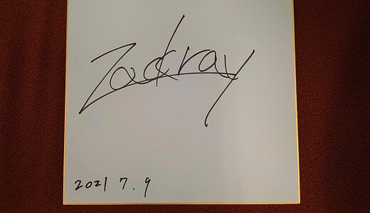 Zackray(ザクレイ)選手との交流