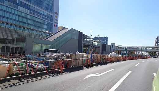 新横浜駅「相鉄・東急直通線」工事現場